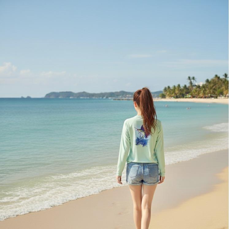 Men's/Women's Swim Wear Longsleeve St. Thomas U.S V.I (#16C&D)