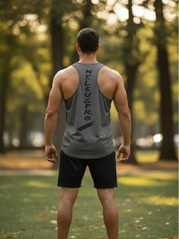 Men's Jersey Gym Sports Round Neck Sando Assorted Color Top for Athletic Wear (#2)