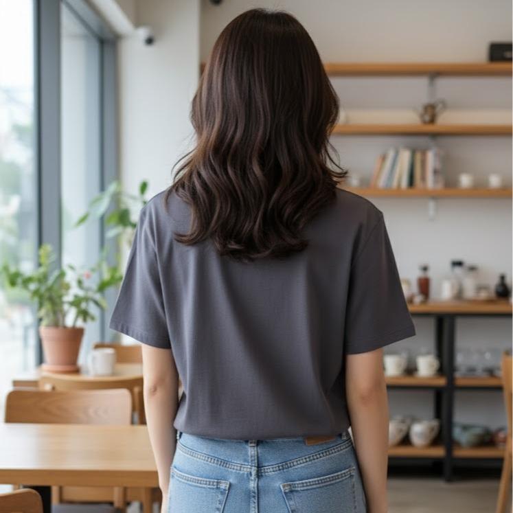 509SMILEY Women's Cotton Cool-toned Bling Tee Shirt