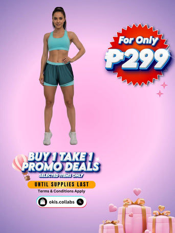 [BUY 1 TAKE 1 FREE] Women's Cotton Sports Wear Shorts with Net Design