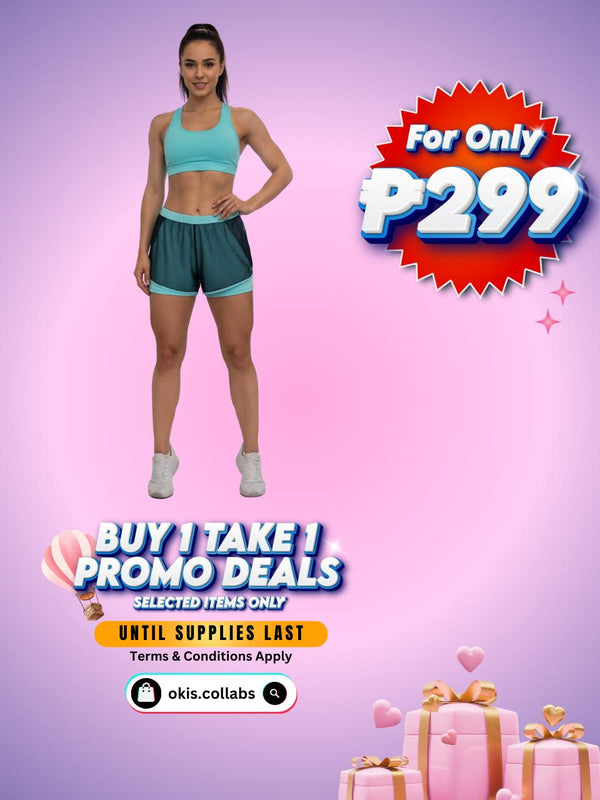 [BUY 1 TAKE 1 FREE] Women's Cotton Sports Wear Shorts with Net Design