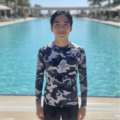 Male Kiddies Rash Guard/Longsleeve for Swimming Activities