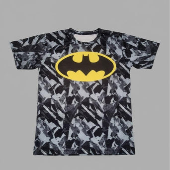 Mens Printed Super Hero Graphic Tee Shirt for Sports & Workout Activities