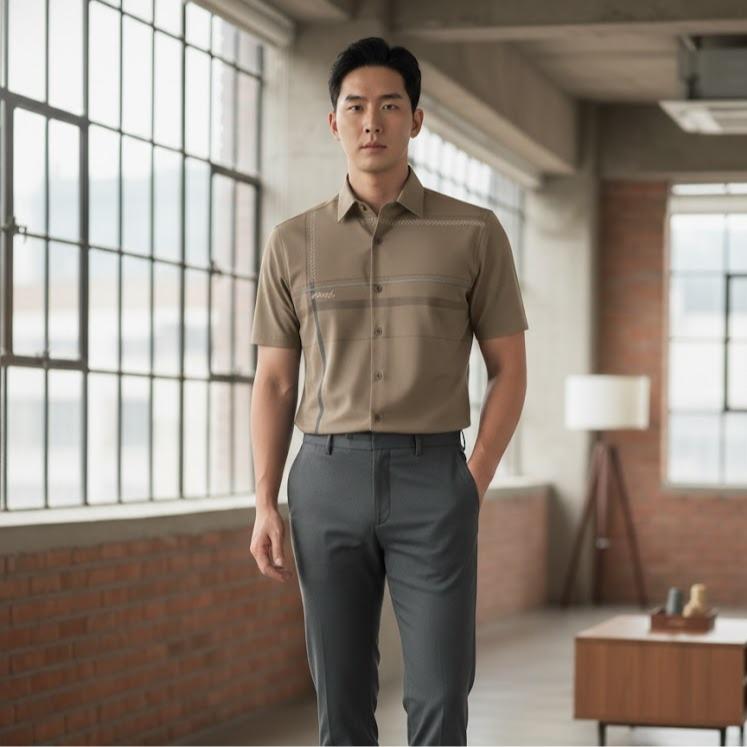 ASSORTED Men's Wear High Fashion Dry-fit Polo Shirt Korean Style with Different Logo