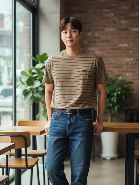 Men's High Fashion T-shirt in Brown Color for Stylish Outfits Ideal for Casual & Formal Occasions