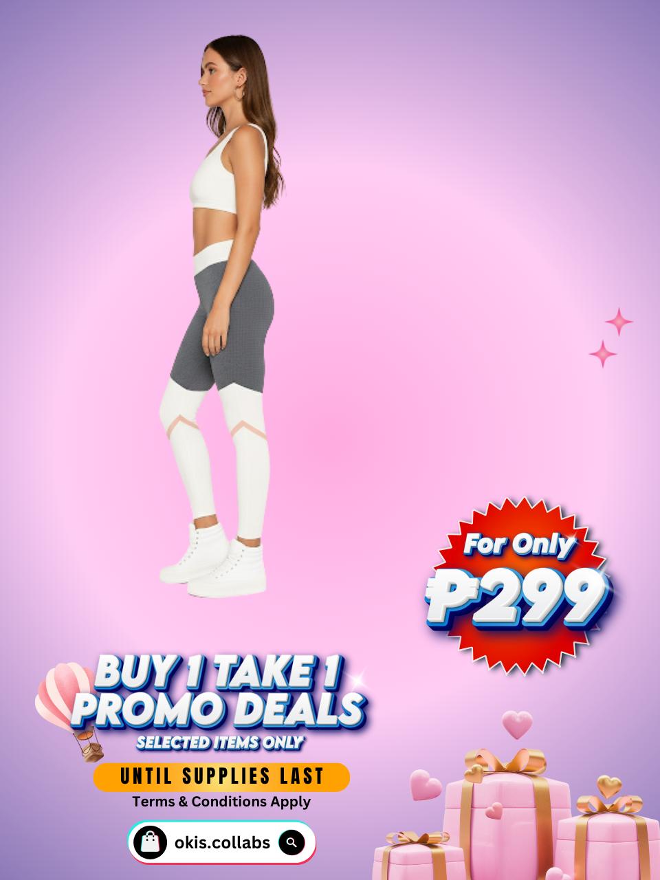 Colorblock V-Cut Active Leggings