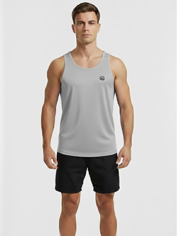 Men's Jersey Gym Sports Round Neck Sando Assorted Color Top for Athletic Wear