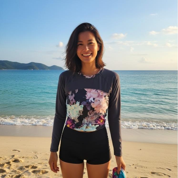 Women's Assorted Rash Guard for Swimming Activity