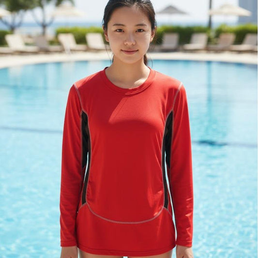 Female Kiddies Rash Guard/Longsleeve for Swimming Activities