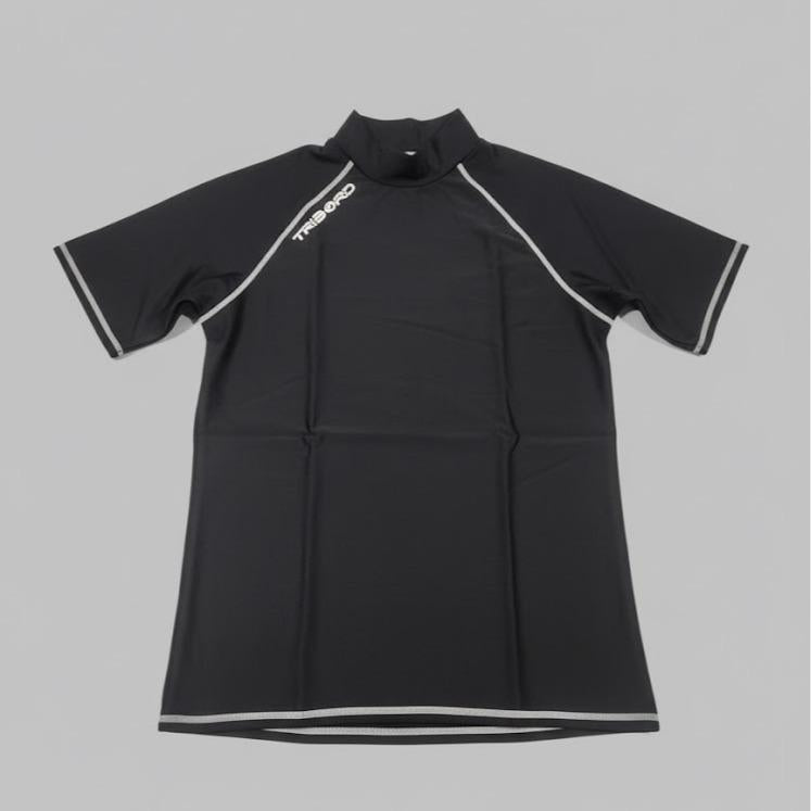 Men's BLACK Tee Shirt for Sports & Workout Activities Comfortable Breathable Material Ideal for Athletes and Fitness Enthusiasts