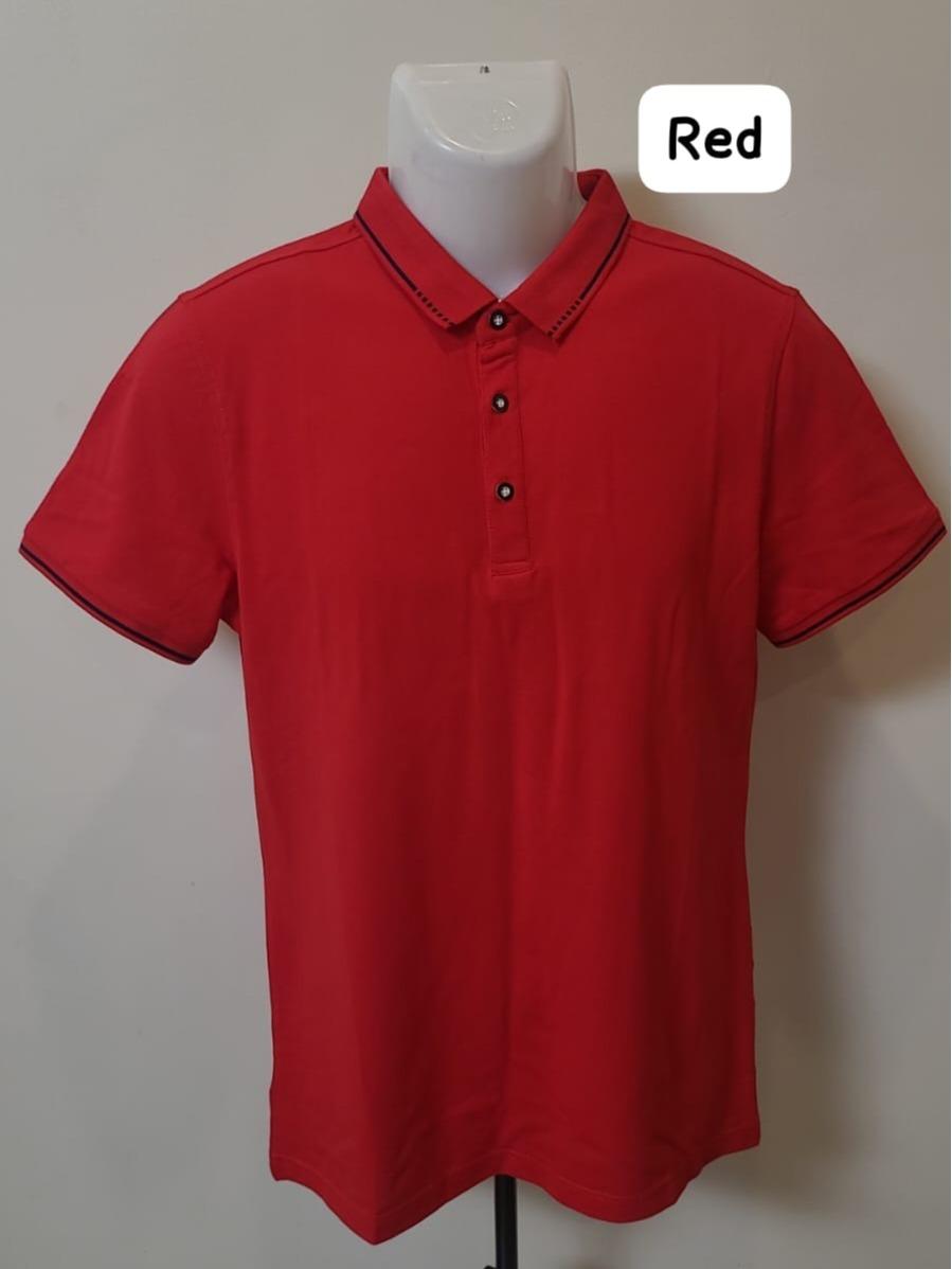 DOTTED- Men's Wear High Fashion Dry-fit Polo Shirt Korean Style