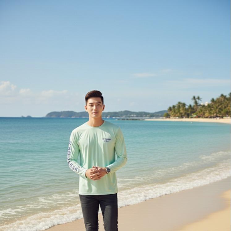 Men's/Women's Swim Wear Longsleeve St. Thomas U.S V.I (#16C&D)