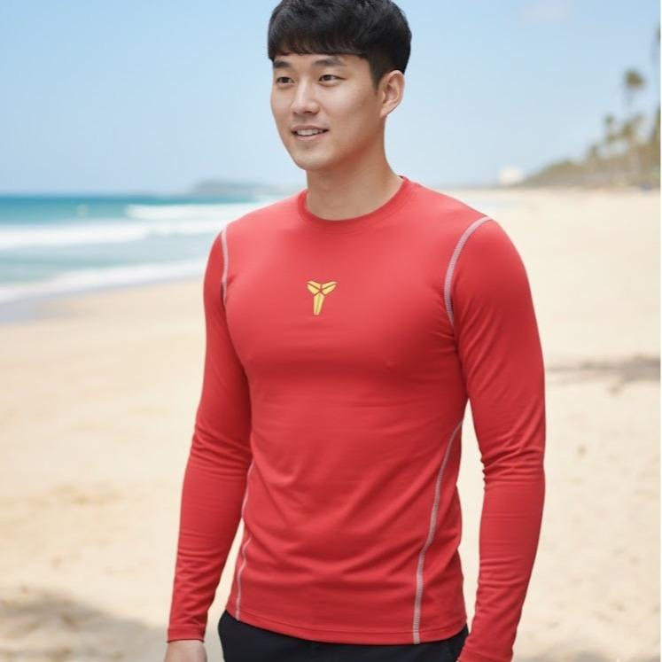MENS Super Hero Inspired &  Printed Design Rash Guard T-shirt for Swimming