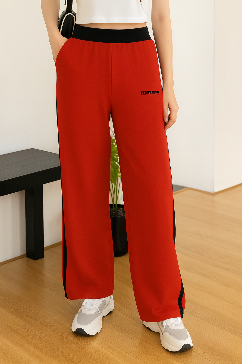 Red Track Pants