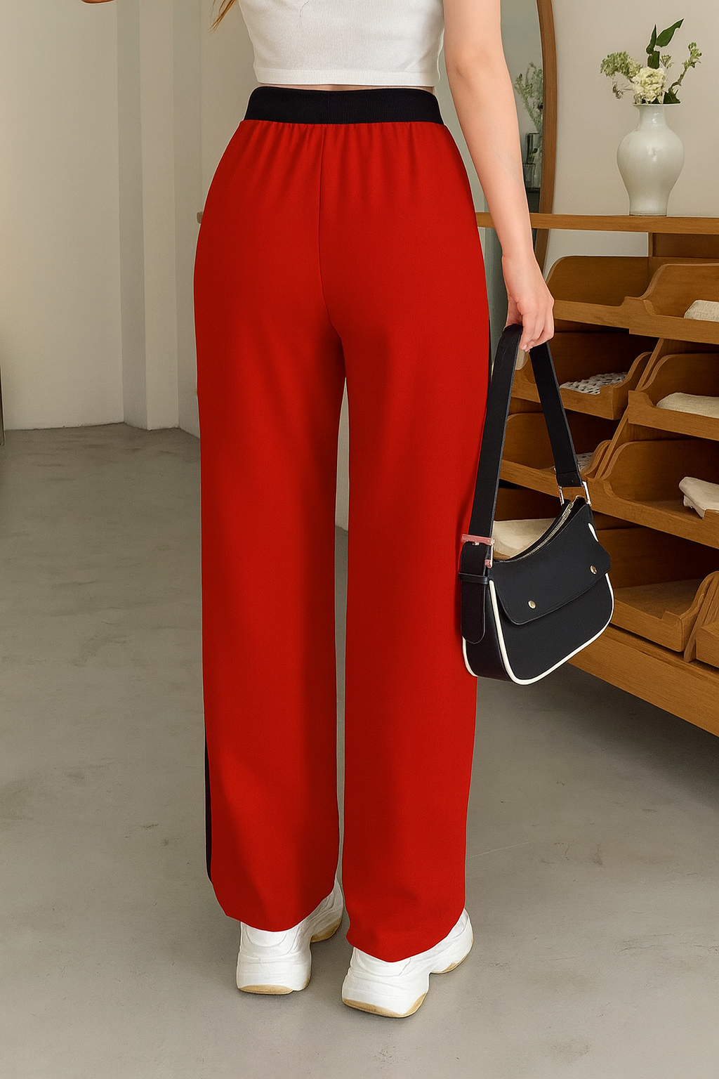 Red Track Pants